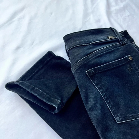 DL1961 Women’s Margaux Instasculpt Dark Wash Ankle Skinny Jean Size 25 - Picture 10 of 13